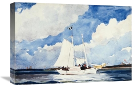 Winslow Homer - Fishing Schooner, Nassau