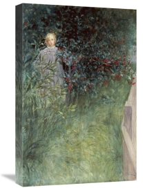 Carl Larsson - In The Hawthorn Hedge