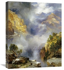 Thomas Moran - Mist In The Canyon