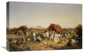 Filippo Palizzi - The Hunting Party of Ferdinand II of Naples