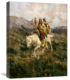 Edgar Samuel Paxson - Visit To Another Tribe