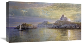 William Trost Richards - Harbor Entrance on Bull Point, Newport, Rhode Island