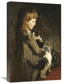 Abbott Handerson Thayer - The Favorite Kitten
