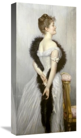 James Jacques Tissot - Portrait of The Vicomtesse De Montmorand
