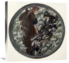 Sir Edward Burne-Jones - Witches Tree. Nimue Beguiling Merlin With Enchantment