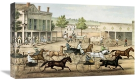 Currier and Ives - Going To The Trot
