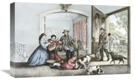 Currier and Ives - Home From The Woods
