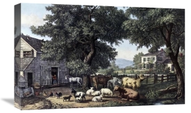 Currier and Ives - Old Homestead