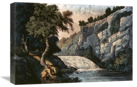 Currier and Ives - Tallulah Falls - Georgia