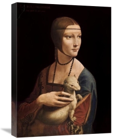 Leonardo Da Vinci - Portrait of Cecilia Gallerani (Lady with an Ermine)