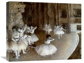 Edgar Degas - Ballet Rehearsal on the Set, 1874