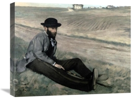 Edgar Degas - Portrait of Eugene Manet