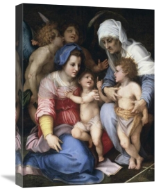 Andrea del Sarto - Holy Family With Angels