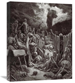 Gustave Dore - The Visions of Ezekiel The Vision of the Valley of the Dry Bones