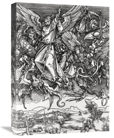 Albrecht Durer - St. Michael Fighting the Dragon