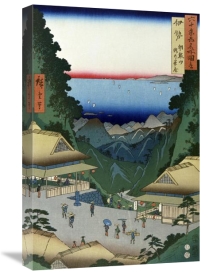 Hiroshige - Ise Province, Arama Hills