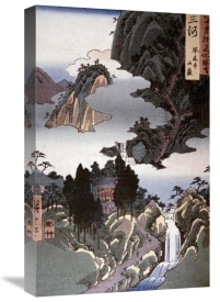 Hiroshige - Mikawa Province, Horaiji Temple