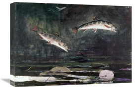 Winslow Homer - Leaping Trout