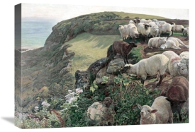 William Holman Hunt - Our English Coasts (Strayed Sheep)