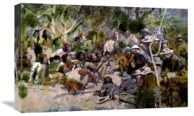 William F. Kline - Crook's Conference With Geronimo