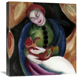 Franz Marc - Girl With a Cat