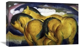 Franz Marc - Little Yellow Horses
