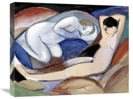 Franz Marc - Zwei Liegende Akte