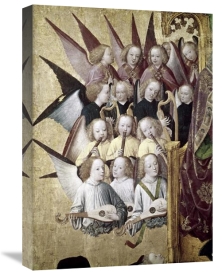 Master of Life of the Virgin - The Coronation of The Virgin (Detail): Choir of Angels