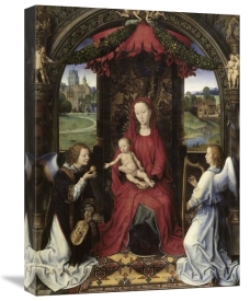 Hans Memling - Madonna and Child With Two Angels