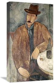 Amedeo Modigliani - Man With a Wine Glass