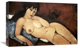 Amedeo Modigliani - Nude on a Blue Cushion