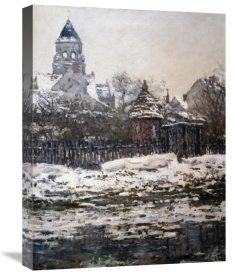 Claude Monet - Church at Vétheuil, Winter