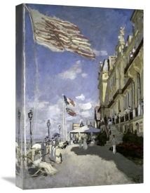 Claude Monet - Hôtel des roches noires, Trouville, 1870