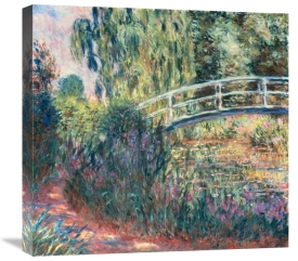 Claude Monet - Le pont japonais: bassin aux nymphéas
