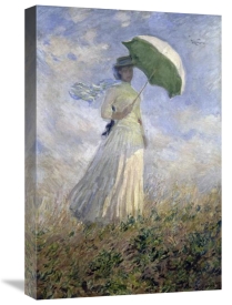 Claude Monet - Woman with a Parasol Turned to the Right