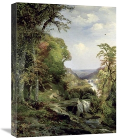Thomas Moran - Along The Wissahickon