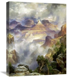 Thomas Moran - Canyon Mists, Zoroaster Peak, Grand Canyon