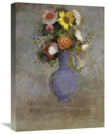 Odilon Redon - Bouquet in a Blue Vase