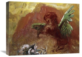 Odilon Redon - Pegasus and Hydra