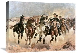 Frederic Remington - Dismounted: The 4th Troopers Moving
