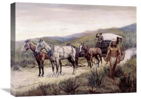 Frederic Remington - Halted Stagecoach