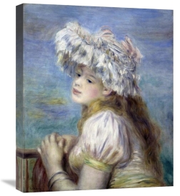 Pierre-Auguste Renoir - Young Girl in a Lace Hat