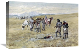 Charles M. Russell - Captain Meriwether Lewis Meeting The Shoshones