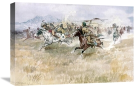 Charles M. Russell - Indian Ambush