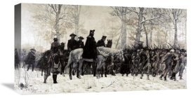 William T. Trego - Washington Reviewing His Troops at Valley Forge, 1883
