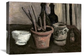 Vincent Van Gogh - Still Life with Paintbrushes in a Pot