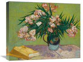 Vincent Van Gogh - Still Life: Vase with Oleanders and Books