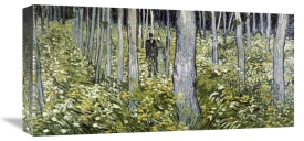 Vincent Van Gogh - Undergrowth with Two Figures