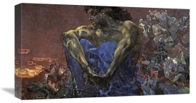 Mihail Aleksandrovic Vrubel - Demon Seated