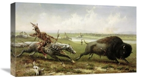 Frederick Walker - Buffalo Hunt